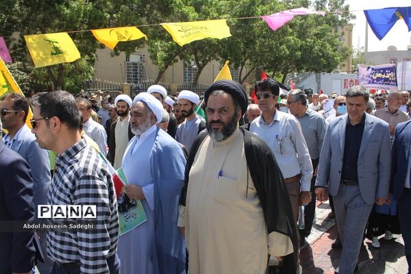 راهپیمایی روز جهانی قدس در بوشهر