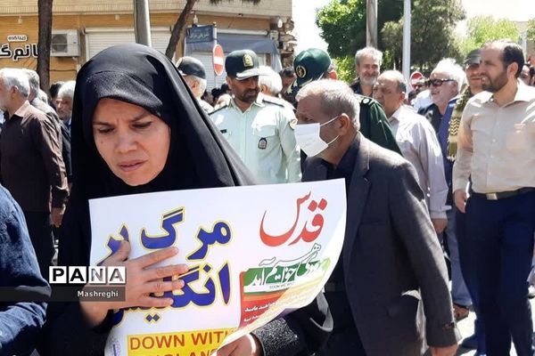 حضور حماسی مردم کاشان در راهپیمایی روز جهانی قدس