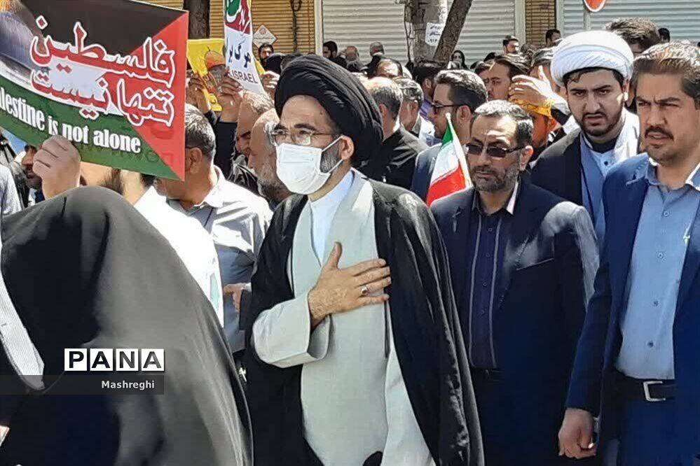 حضور حماسی مردم کاشان در راهپیمایی روز جهانی قدس
