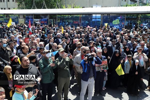 راهپیمایی روز قدس در تهران