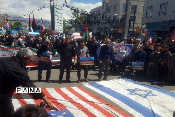 راهپیمایی روز قدس در البرز