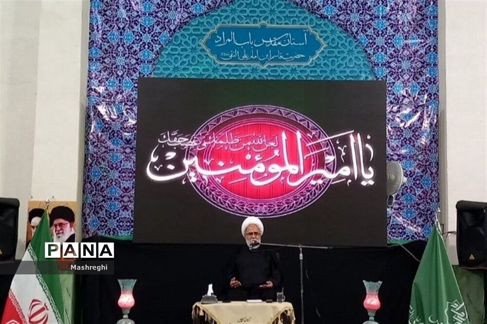 مراسم احیا شب بیست وسوم ماه مبارک رمضان در آستان مقدس امامزاده قاسم بن علی‌النقی (ع) آران و بیدگل