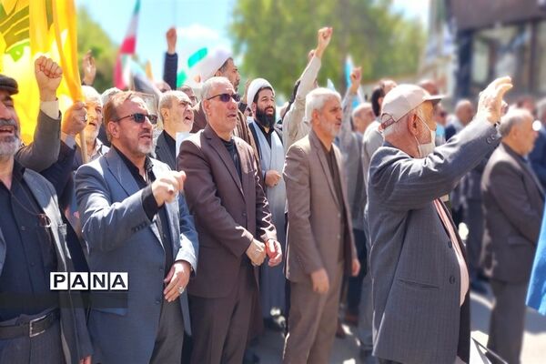 راهپیمایی روز جهانی قدس در شهرستان نظرآباد
