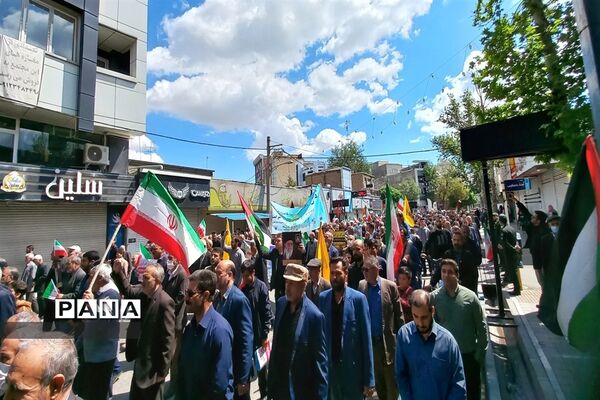 راهپیمایی روز جهانی قدس در شهرستان نظرآباد