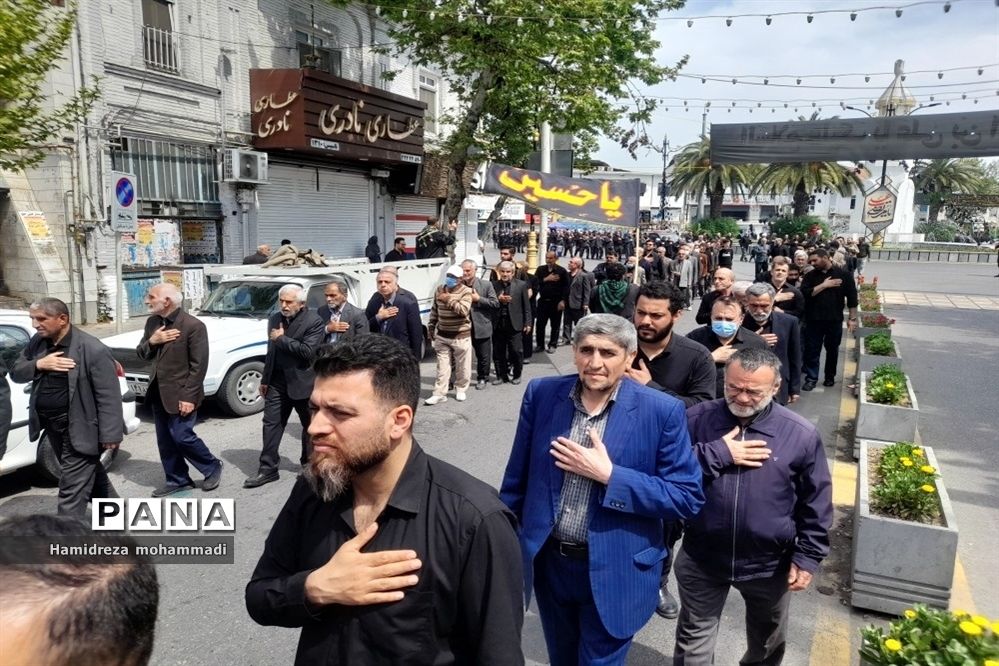 آیین دسته‌روی سالروز شهادت امام علی (ع) در قائمشهر