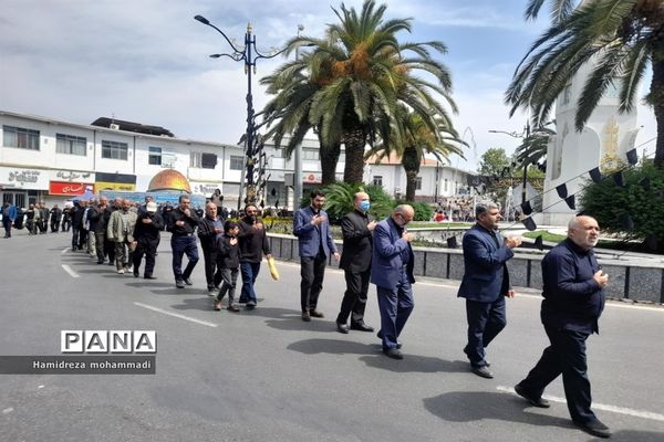 آیین دسته‌روی سالروز شهادت امام علی (ع) در قائمشهر