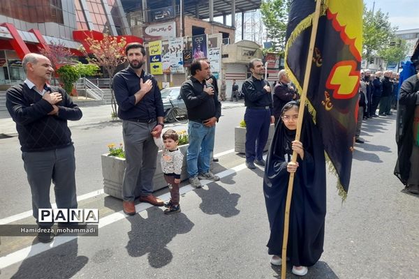 آیین دسته‌روی سالروز شهادت امام علی (ع) در قائمشهر