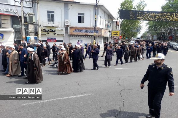آیین دسته‌روی سالروز شهادت امام علی (ع) در قائمشهر
