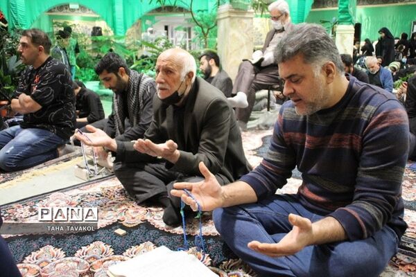 احیای شب بیست‌و‌یکم ماه رمضان در مقبره شهدای  پردیس