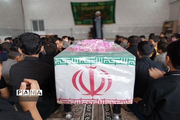 عزاداری با حس خوش میزبانی از شهید گمنام