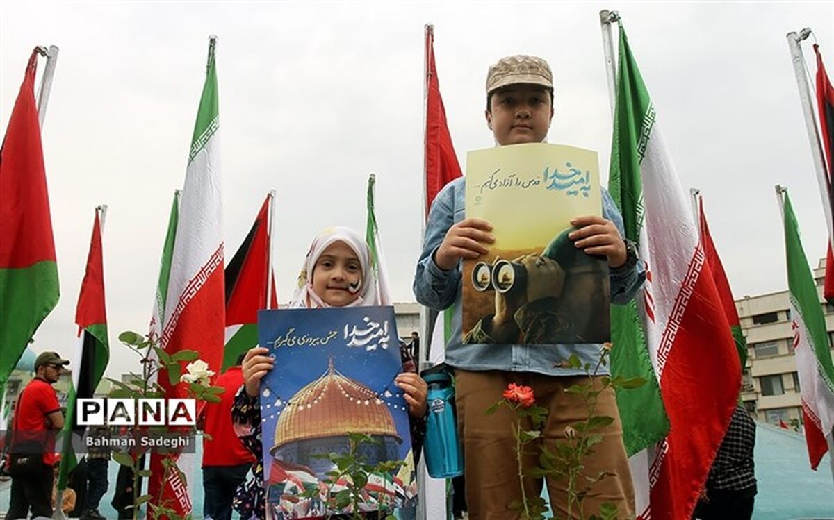 آمادگی دانش‌آموزان هرمزگانی برای حضور در راهپیمایی روز قدس/ فیلم
