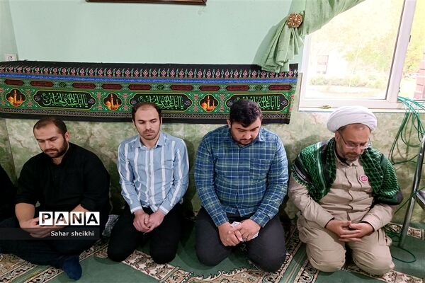 آیین استقبال از پیکر شهید گمنام در آموزش‌و‌پرورش ملارد