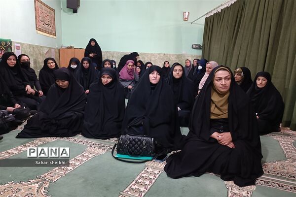 آیین استقبال از پیکر شهید گمنام در آموزش‌و‌پرورش ملارد