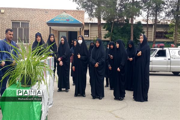 مراسم تشییع پیکر شهید گمنام در منطقه جوادآباد