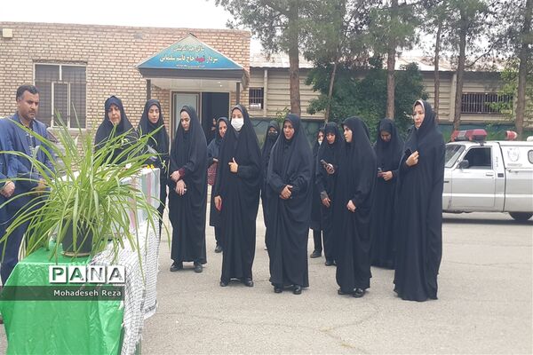 مراسم تشییع پیکر شهید گمنام در منطقه جوادآباد