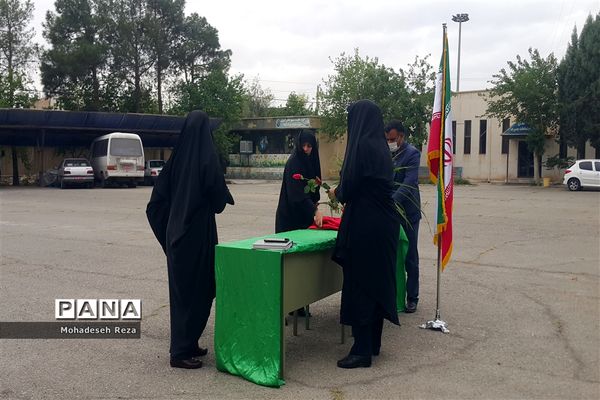 مراسم تشییع پیکر شهید گمنام در منطقه جوادآباد