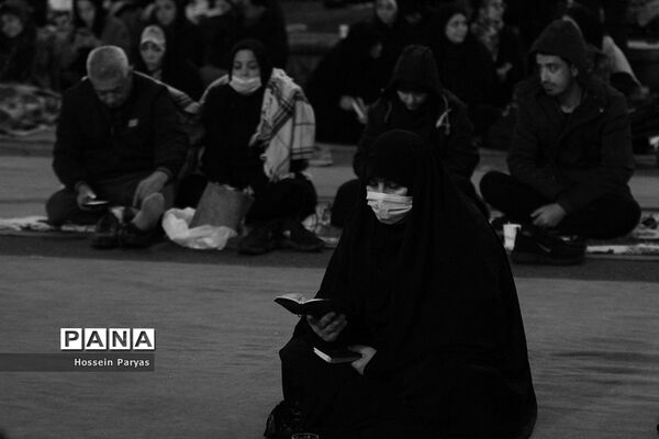 مراسم احیای شب بیست و سوم ماه رمضان در میدان فلسطین تهران