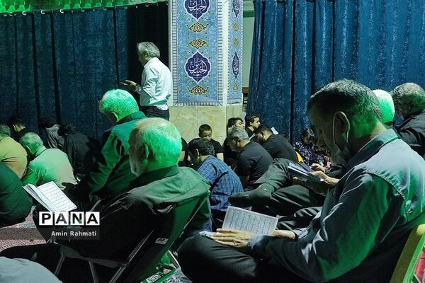 برگزاری مراسم احیای شب قدر در حرم مطهر علی ابن حمزه(ع)