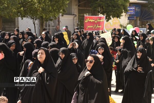 راهپیمایی روز قدس در شهرستان بهنمیر