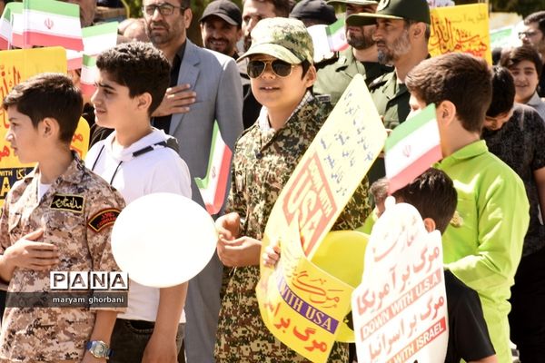 راهپیمایی روز قدس در شهرستان بهنمیر