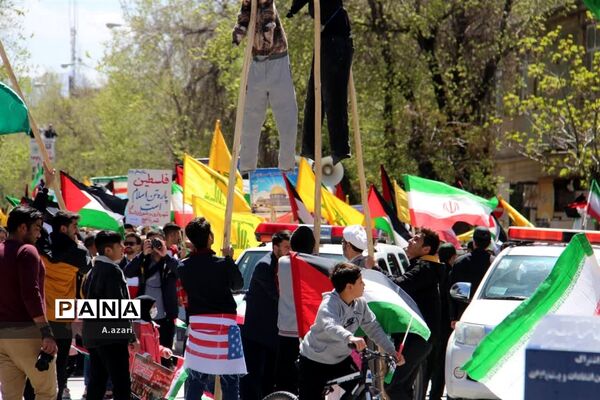 راهپیمایی روز قدس در شهرکرد
