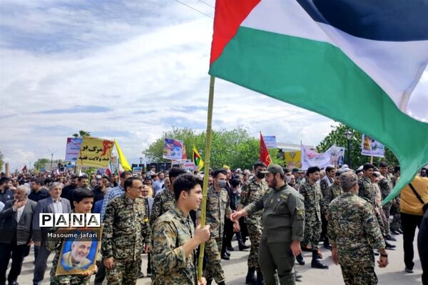 راهپیمایی روز قدس در علی آباد کتول