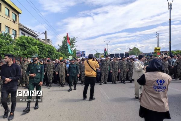 راهپیمایی روز قدس در علی آباد کتول