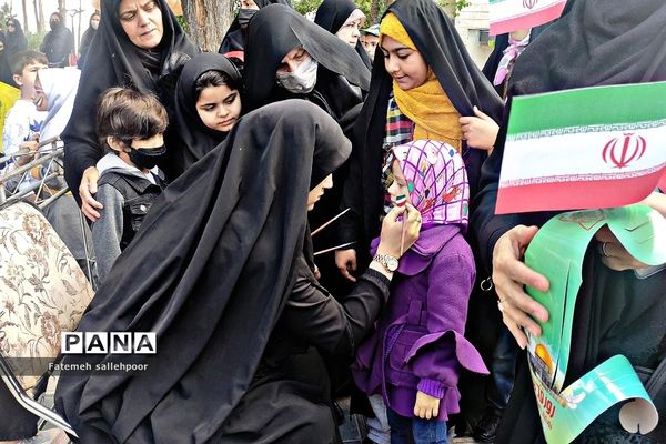 حضور پرشور دهه‌نودی‌ها در راهپیمایی روز قدس شهرستان قرچک