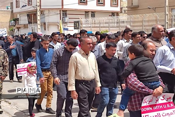 حضور پر شور مردم سروستان در راهپیمایی روز قدس