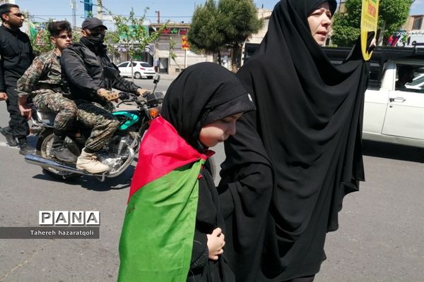 راهپیمایی روز قدس در صفادشت