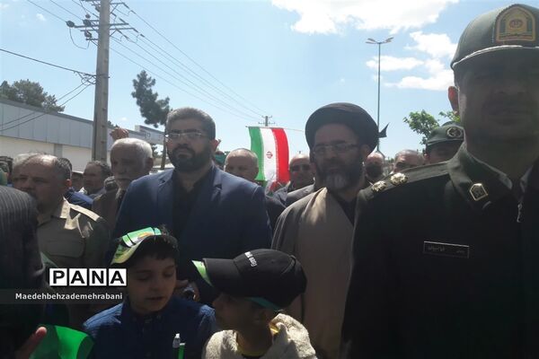 حضور مردم شهید پرور قرچک در راهپیمایی روز قدس