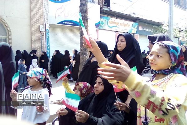 حضور پرشور مردم ولایتمدار خلیل‌آباد در روز قدس