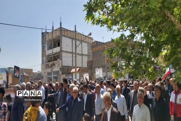 حضور پرشور مردم ولایتمدار خلیل‌آباد در روز قدس