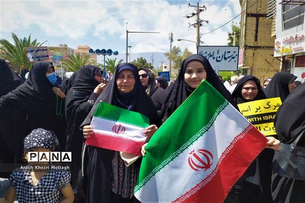 راهپیمایی روز جهانی قدس در شهرستان کازرون