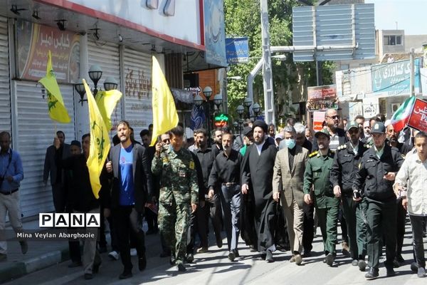 راهپیمایی بزرگ روز قدس در شهرستان شهید پرور پیشوا