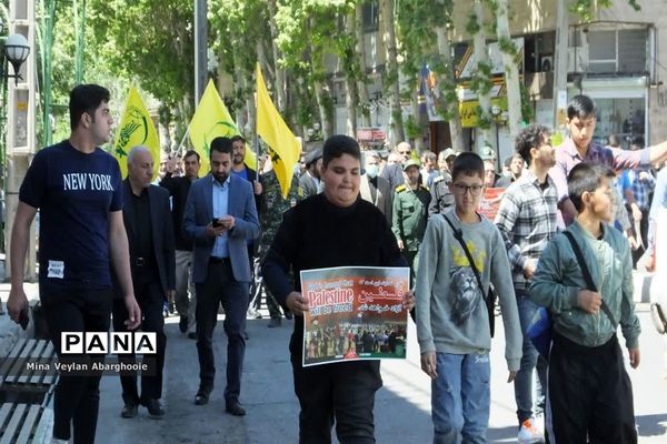 راهپیمایی بزرگ روز قدس در شهرستان شهید پرور پیشوا