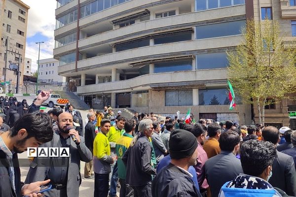 راهپیمایی روز قدس در رودهن