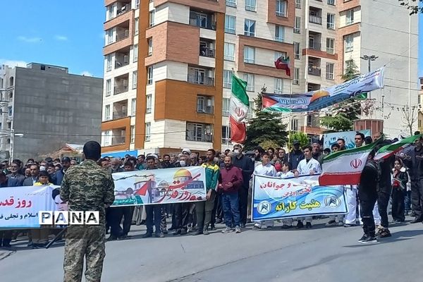 راهپیمایی روز قدس در رودهن