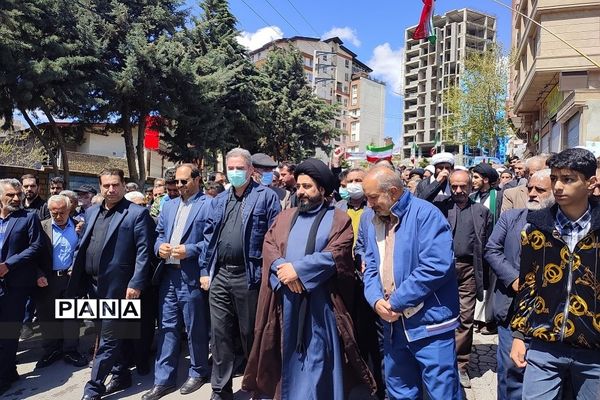 راهپیمایی روز قدس در رودهن