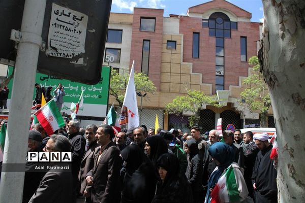 راهپیمایی باشکوه روز قدس در استان مرکزی