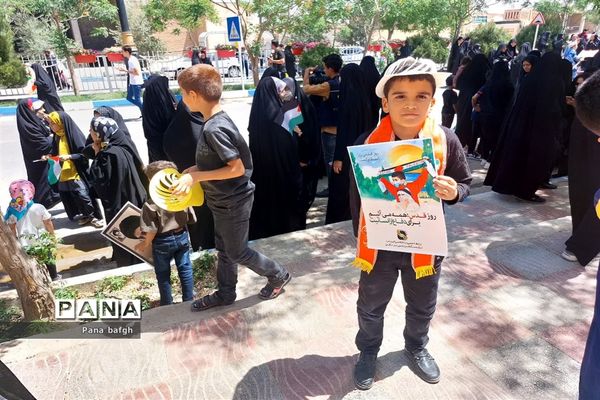 راهپیمایی روز قدس در یزد