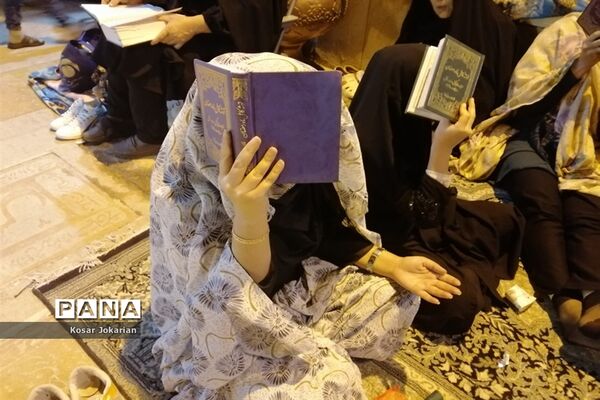 احیای شب بیست و سوم در بارگاه مطهر علی بن حمزه(ع)