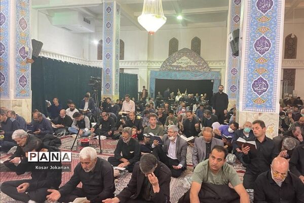 احیای شب بیست و سوم در بارگاه مطهر علی بن حمزه(ع)