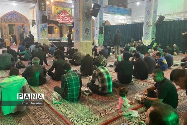 احیای شب بیست و سوم در بارگاه مطهر علی بن حمزه(ع)