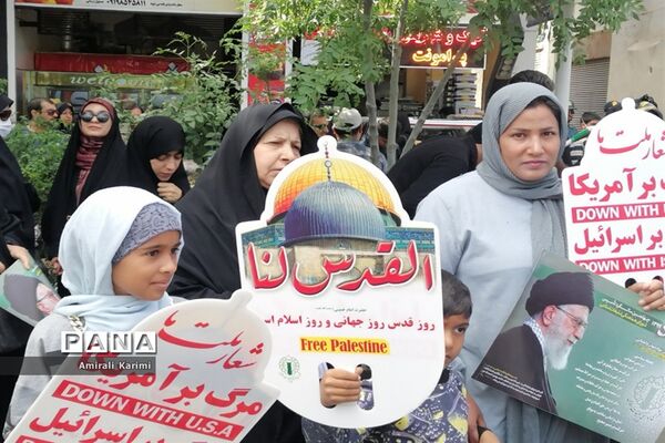 حضور پررنگ کودکان و نوجوانان شیرازی در راهپیمایی روز قدس