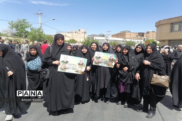 حضور پررنگ کودکان و نوجوانان شیرازی در راهپیمایی روز قدس