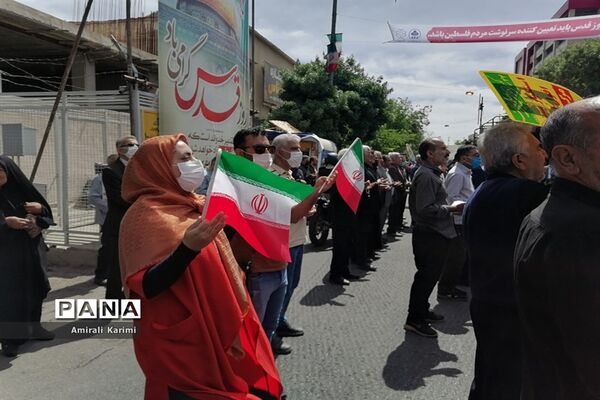 حضور پررنگ کودکان و نوجوانان شیرازی در راهپیمایی روز قدس