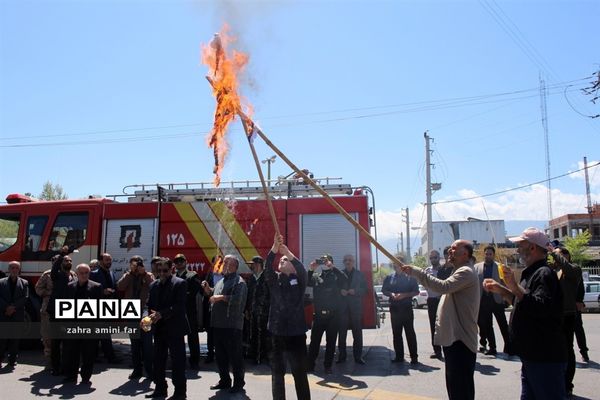 راهپیمایی پرشکوه مردم شریف شهرستان نور در روز قدس