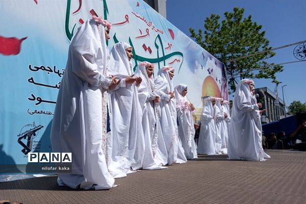 راهپیمایی روز قدس در قائمشهر