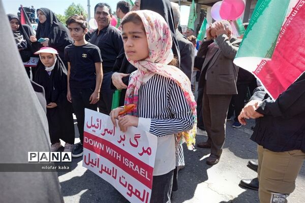 راهپیمایی روز قدس در قائمشهر
